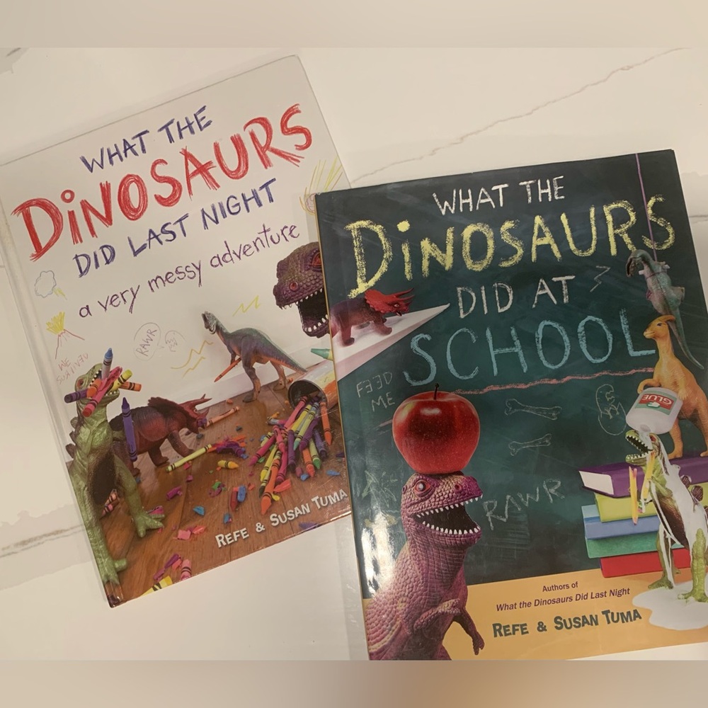 “What The Dinosaurs Did” book combo